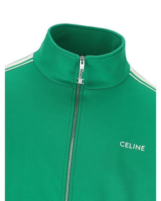 Céline Green Tracksuit Jacket for men