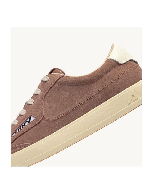 Autry Brown Windscape Low Sneakers