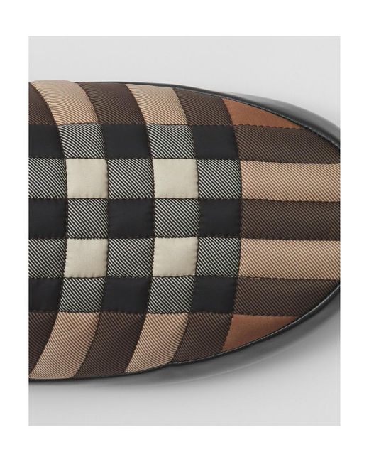 Burberry Brown Northaven Vintage Checked Slippers for men