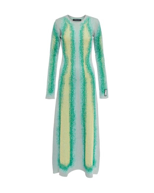 Y. Project Green Gradient Knit Dress