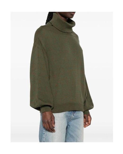 Baserange Green Long-Sleeved Knitwear