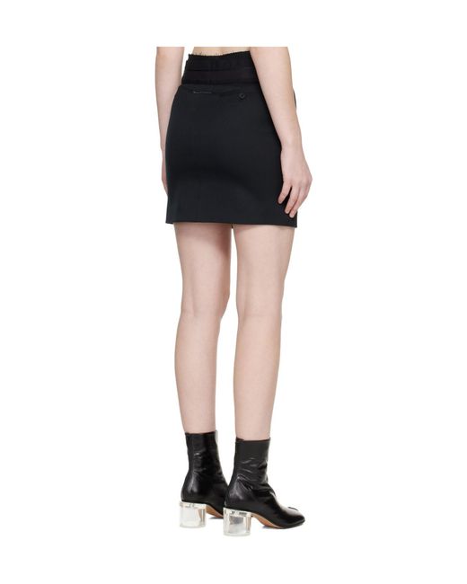 MM6 by Maison Margiela Blue Mini Skirt