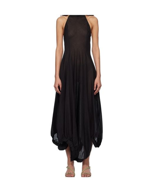 GIMAGUAS Black Bomba Maxi Dress