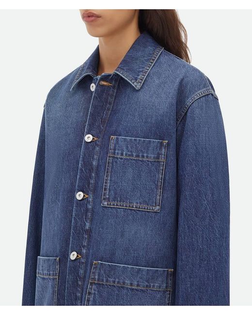 Bottega Veneta Blue Washed Denim Jacket