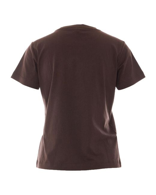 Pinko Brown Short-Sleeved T-Shirt