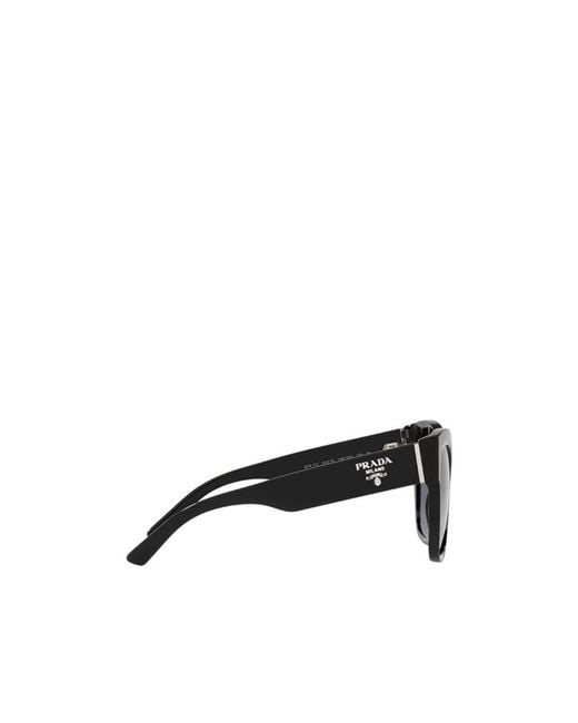 Prada Multicolor Eyewear Butterfly-Frame Logo-Printed Sunglasses