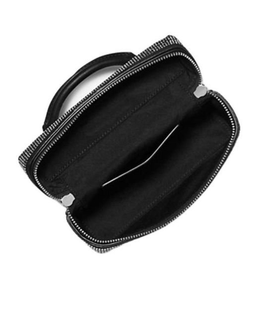 Michael Kors Black Michael Jana Extra-Small Embellished Convertible Crossbody Bag