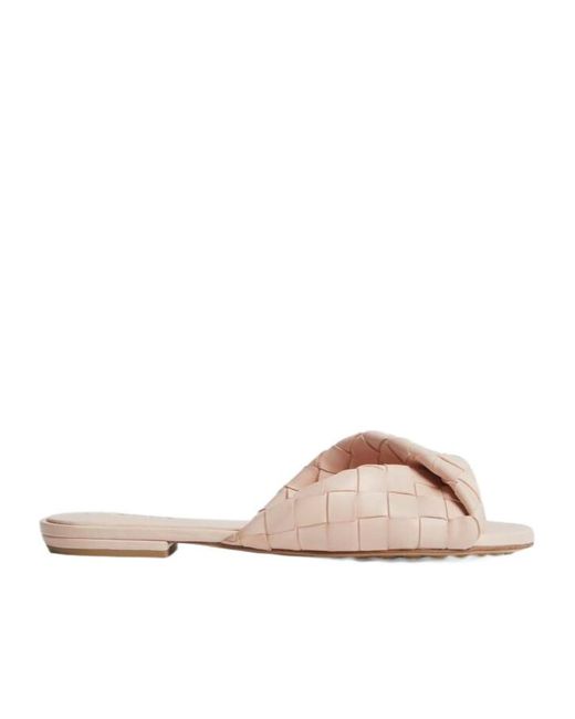 Bottega Veneta Multicolor Blink Intrecciato Sandals