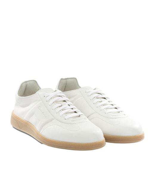 Santoni White Oly Sneakers for men