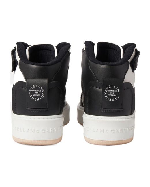 Stella McCartney Black Strap-Up Casual Sneakers