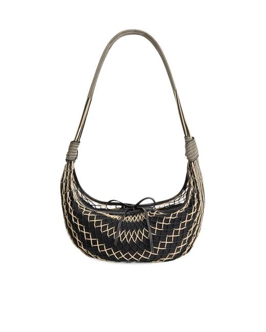 Lemaire Black X Filt Croissant Shoulder Bag