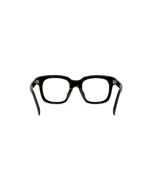 Givenchy Metallic Full-Rimmed Plano Lenses