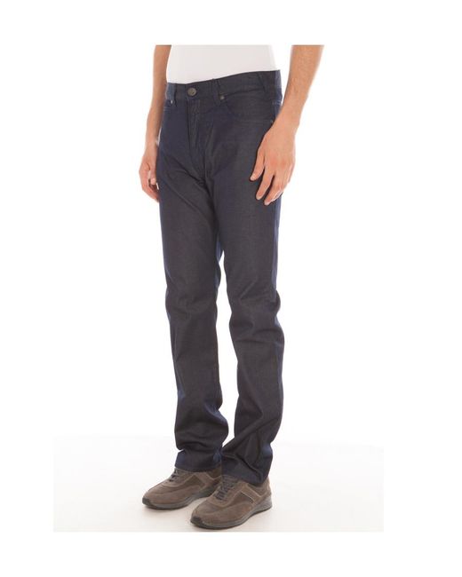 Armani Jeans Blue Logo Jeans for men