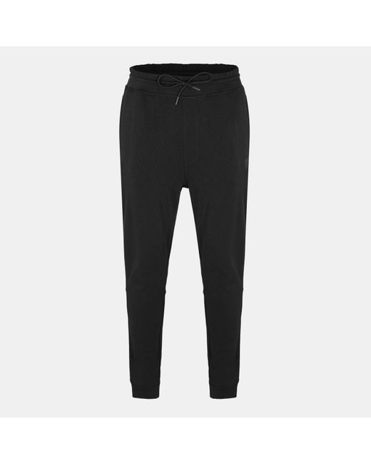 Boss Black Solid Color Cuffed Casual Pants for men