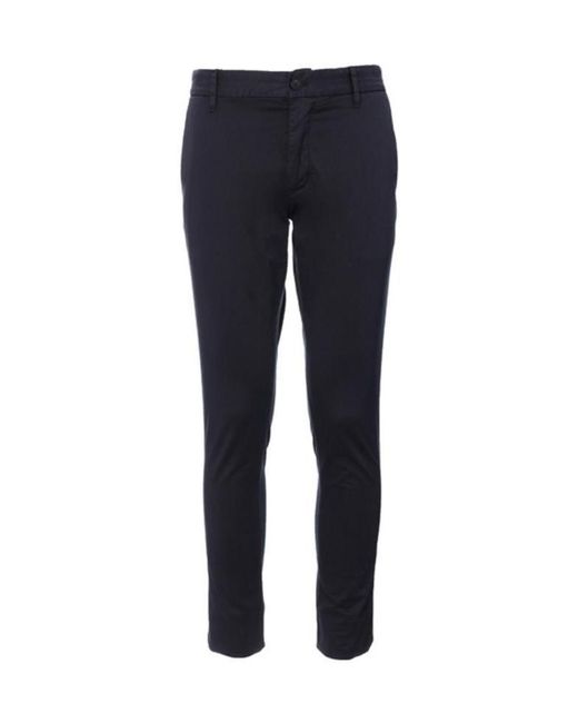 Emporio Armani Blue Logo Casual Pants for men