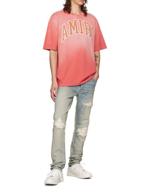 Amiri Blue Belt-Loop Jeans for men