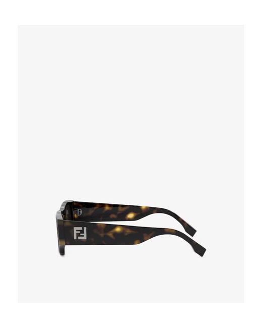 Fendi Multicolor Eyewear Square Frame Sunglasses for men