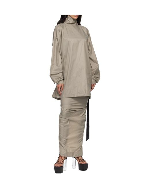 Rick Owens Multicolor Concordians Pull On Pillar Skirt