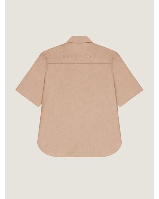 Givenchy Natural Couture Seam Zipped Shirt for men