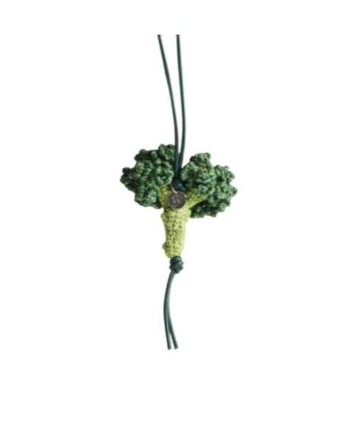 J.W. Anderson Green Hand-Crocheted Broccoli Charm for men