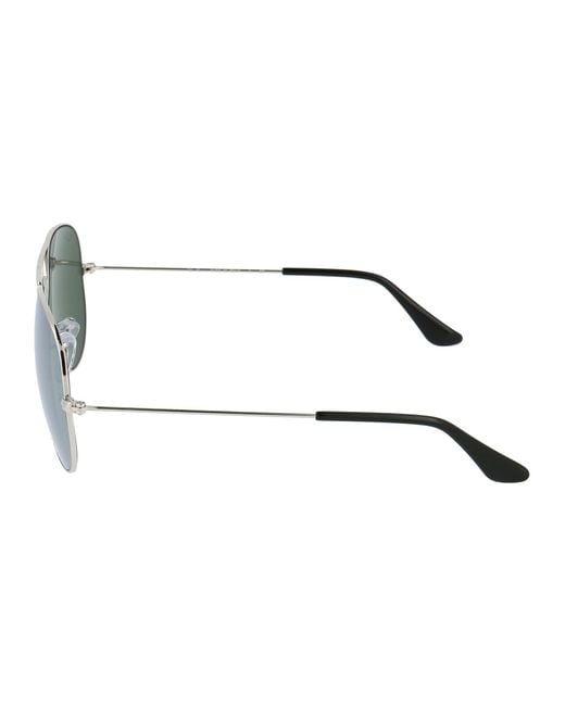 Ray-Ban Gray Aviator Frame Sunglasses