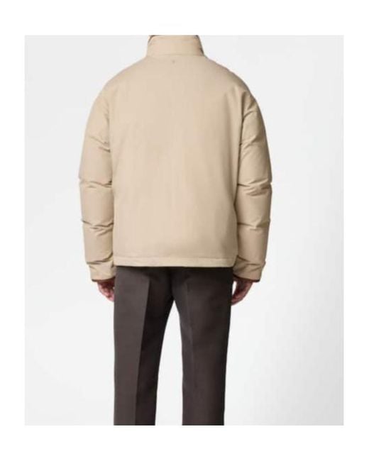 Tod's Natural Leather-Trim Down Jacket for men