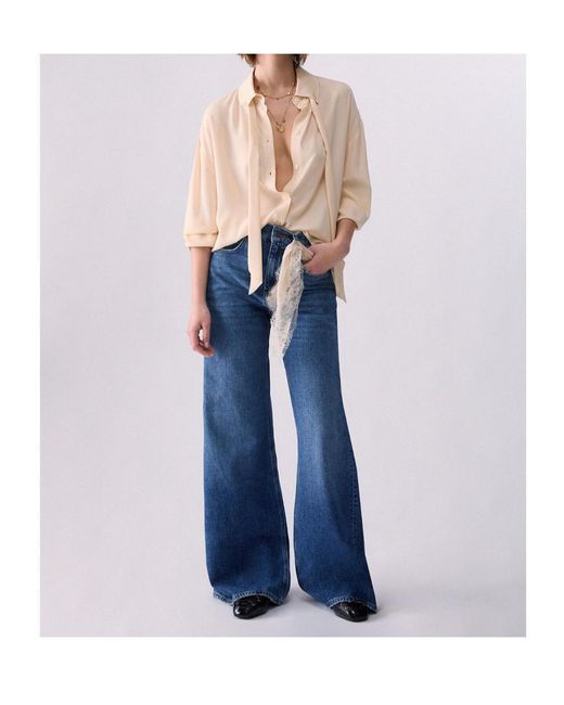 Liu Jo Natural Blouse With Bow