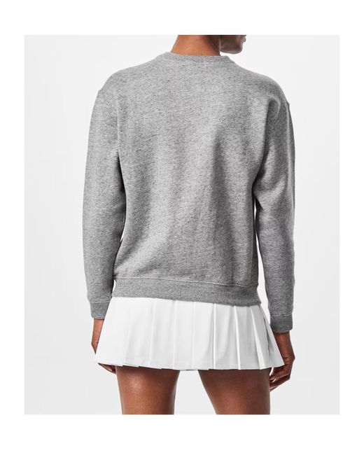 Polo Ralph Lauren Gray Round-Neck Logo Sweatshirt