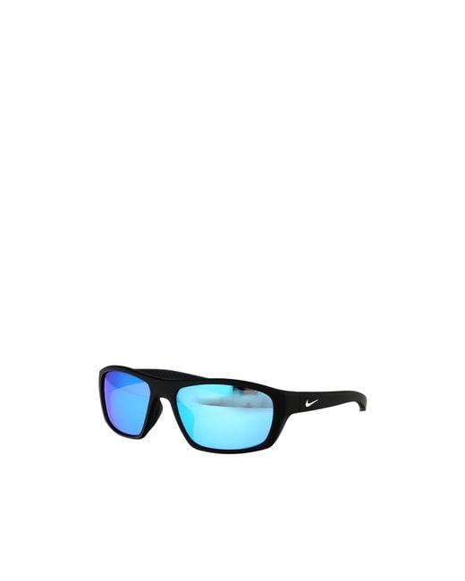 Nike Blue Brazen Boost Square Frame Sunglasses for men