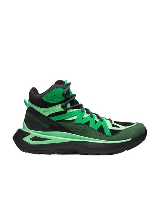 Salomon Lab Green Salomon Odyssey Elmt Gore-Tex High Top Sneakers for men
