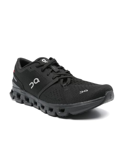 On Shoes Black Cloud X 4 Lace-Up Sneakers for men