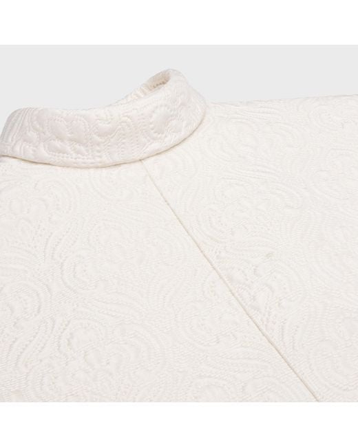 Céline White Mini Trapeze Dress