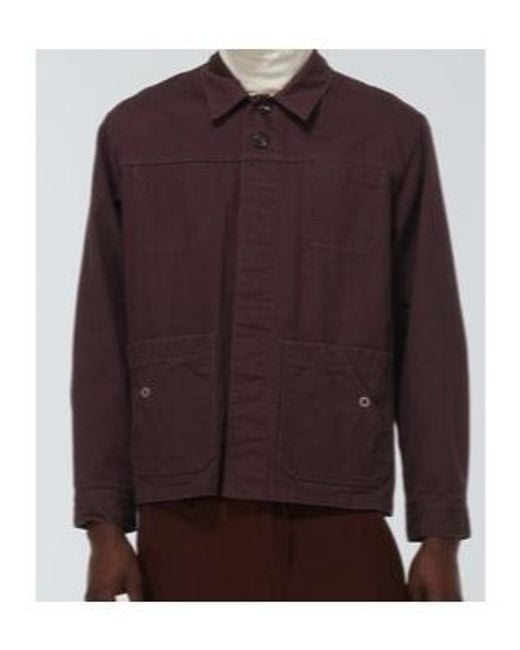 Undercover Purple Cotton Overshirt for men
