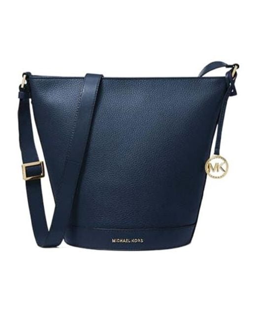 Michael Kors Blue Bucket Shoulder Bag