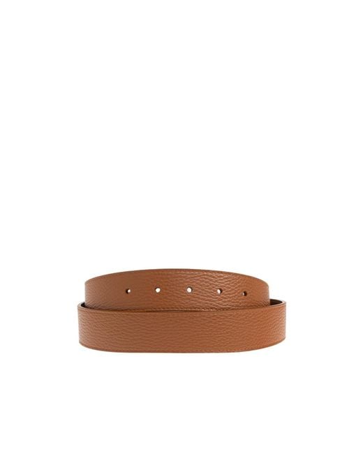 Ferragamo Brown Buckle Belt for men
