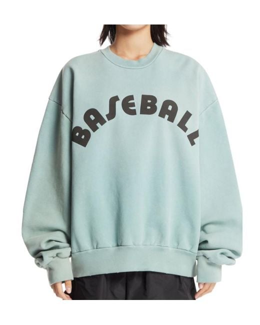 Fear Of God Green Logo-Print Sweatshirt for men