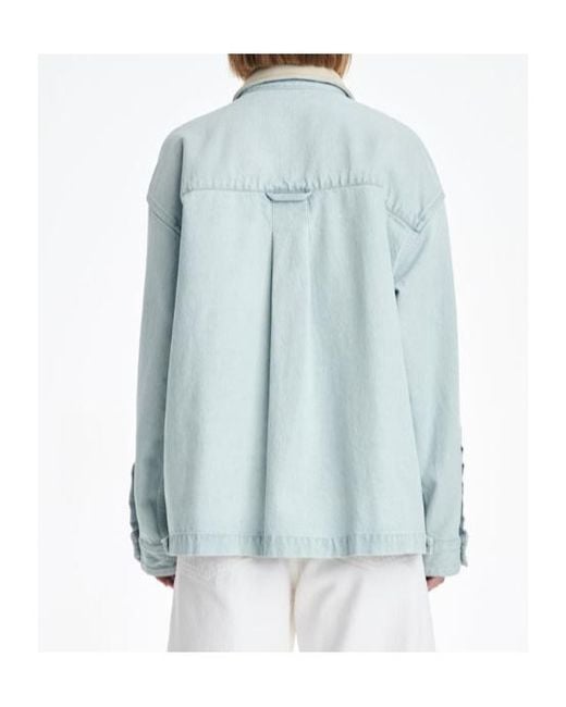 Agolde Blue X Maria Mcmanus Oversized Field Jacket