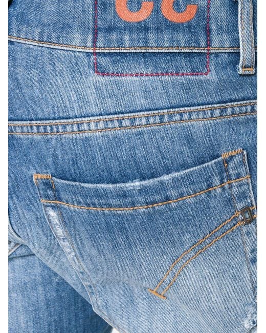 Dondup Blue Belt Loop Jeans for men
