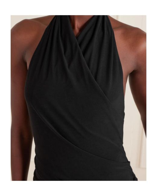Sir Black Matheo Draped Jersey Tank