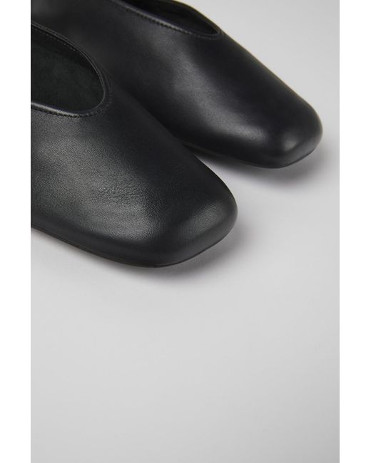 Camper Black Casi Myra Slip-On Flat Shoes