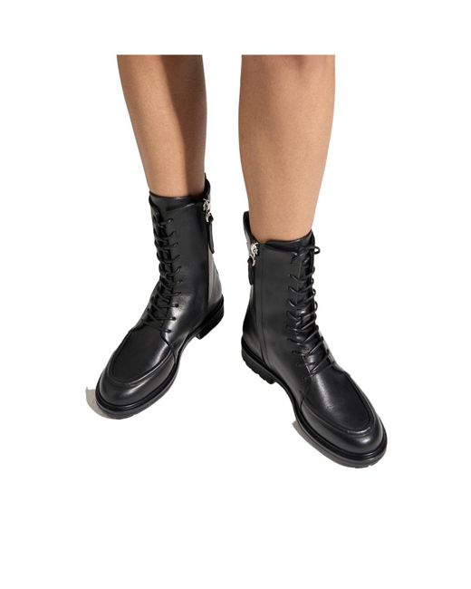 Aeyde Black Tate Boot Ankle Heeled Boots