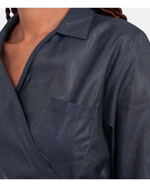 Paloma Wool Blue Lapel Shirt