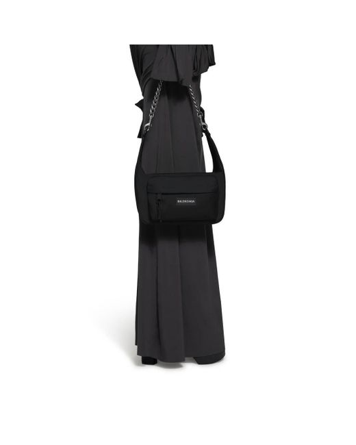 Balenciaga Black Raver Medium Shoulder Bag