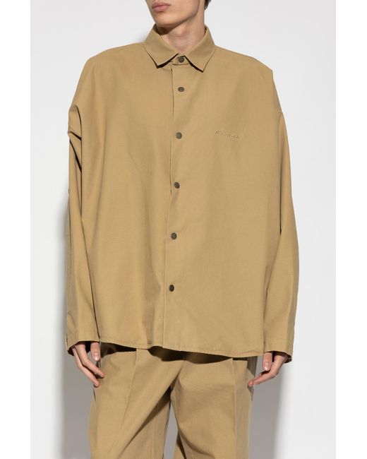 Fear Of God Natural Essentials Logo-Embroidered Jacket for men