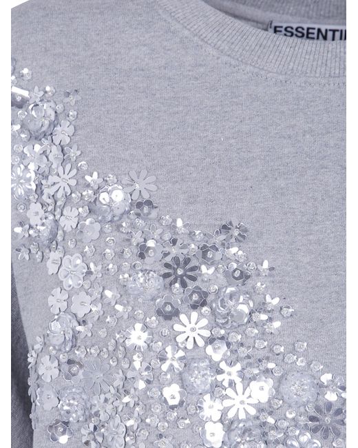 Essentiel Antwerp Blue Crew Neck Top