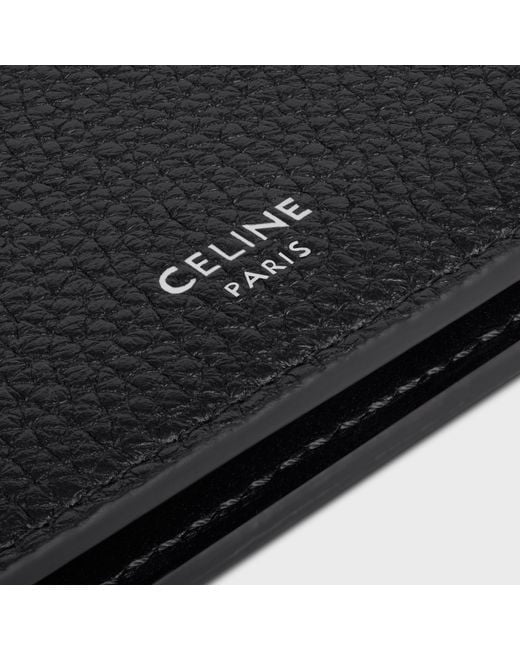 Céline Black Bi-Fold Card Holder for men