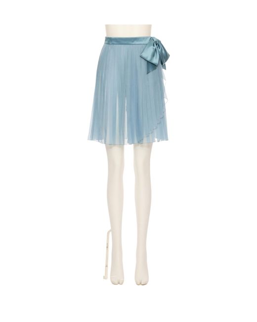 Valentino Blue Strappy Skirt