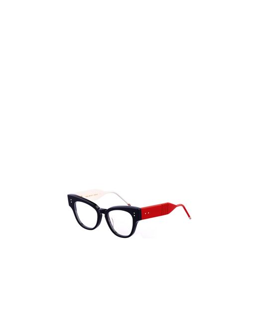 Thom Browne White Cat-Eye Frame Glasses for men
