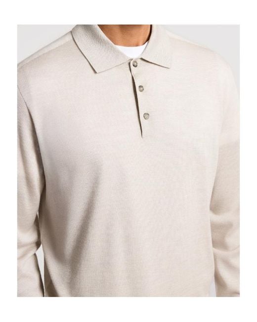 Peserico White Crewneck Jumper for men