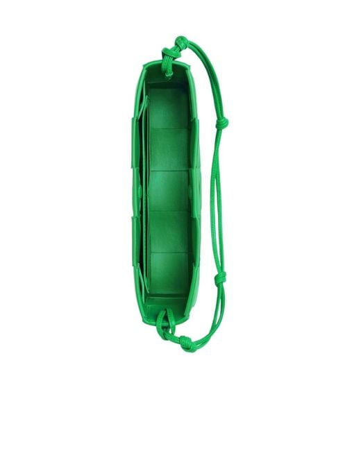 Bottega Veneta Green Cassette Handbag